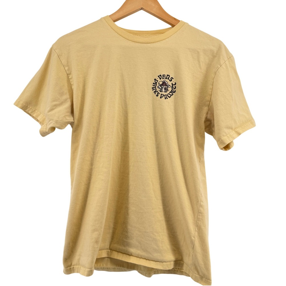 Vans‎ x Parks Project Mushroom Tee Yellow Graphic T-Shirt Mens Medium
